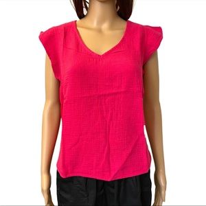 Three Dots Double Gauze Top